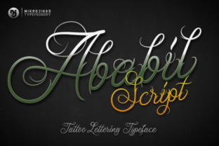 Ababil Script: A Tattoo-Inspired Font for Creative Expression