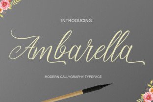 Ambarella: A Unique Handmade Typeface