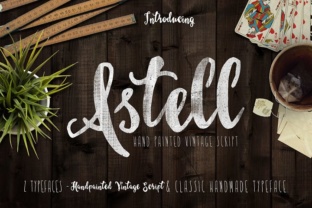 Astel: The Hand-Painted Script for Authentic Vintage Designs