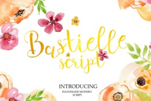 Bastielle: A Modern Script Font with Handmade Charm