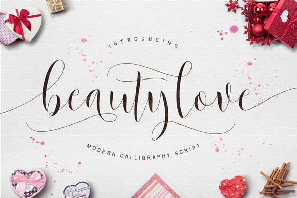 Beautylove: Modern Calligraphy for Classic Elegance