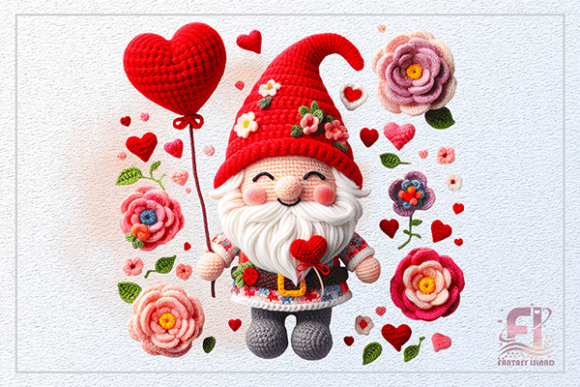 Cute Knitted Gnome Clipart: Your Cozy Creative Companion