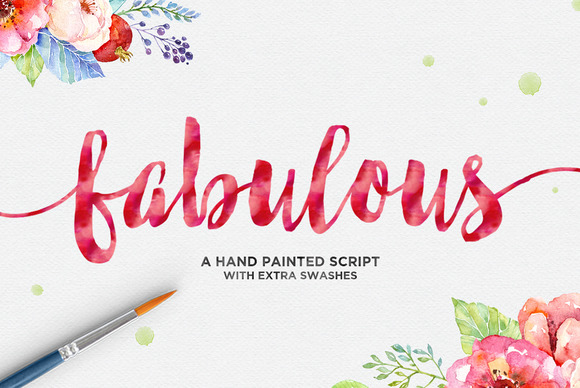 Fabulous Script: Bringing Hand-Painted Charm to Your Projects