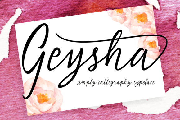 Geysha: The Flair of a Handwritten Script Font