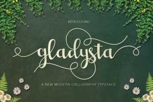Gladysta: A Modern Calligraphy Font for Branding & Design