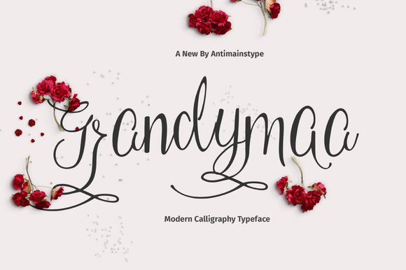 Grandymaa: The Calligraphy Font That Brings Elegance to Everyday Design