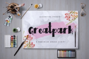 Greatpark: A Handmade Brush Script for Authentic Brands