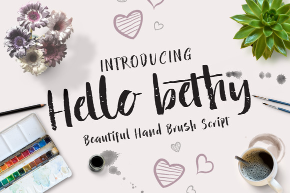 Hello Bethy: Integrating a Brush Script Typeface into Creative and Professional Workflows