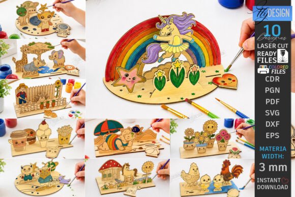 Integrating a Coloring Montessori Toy Laser Cut Bundle into Creative and Educational Workflows