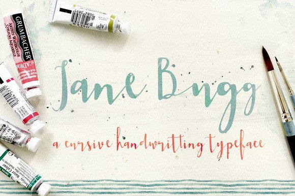 Jane Bugg: An Elegant Brush Script for Personal & Professional Projects