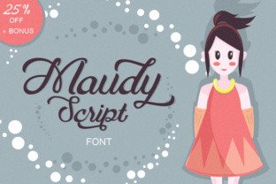 Maudy Script: A Modern Brush Typeface for Creative Communication