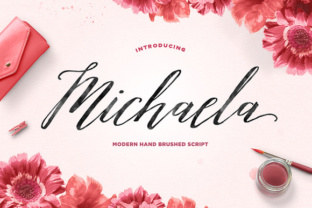 Michaela Script: The Fun and Organic Brush Script for Real-World Projects