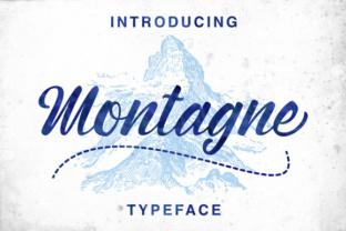 Montagne: A Hand-Painted Script with Natural Appeal