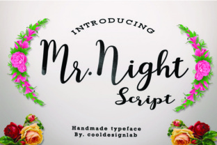 Mr. Night: Integrating a Handmade Script Typeface into Your Creative Process