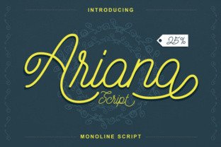 The Elegance of Ariana Script: A Handwritten Touch for Your Creative Projects