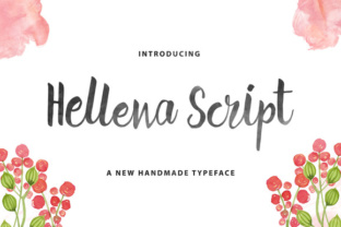 The Natural Beauty of Hellena Script: A Handmade Brush Font for Authentic Design