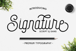 The Signature Family: A Cohesive Font Toolkit for Creative Workflows