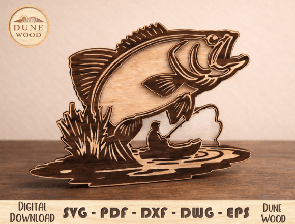Understanding the Fishing Bass Laser Cut File for Crafters and Designers