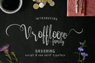 Vroffloow: A Typeface for Elegant Fun