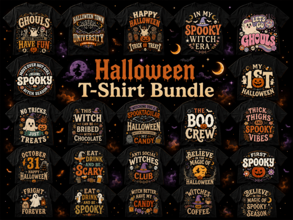 Welcome Your Spooky Season with the Retro Spooky Halloween SVG Bundle